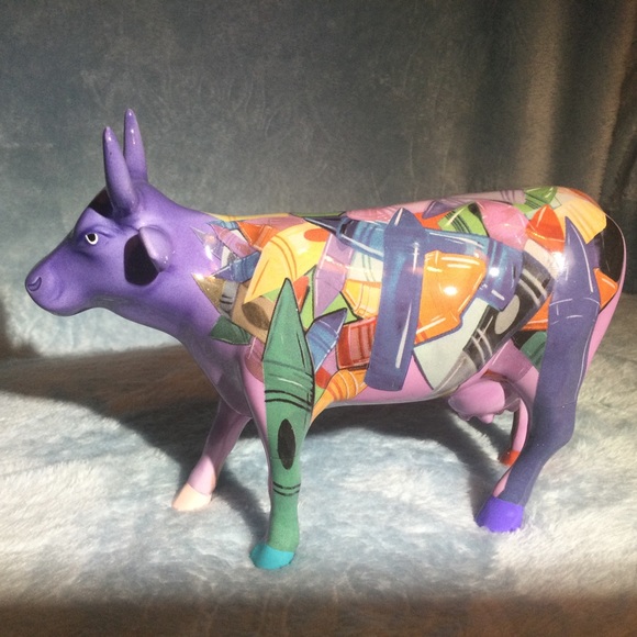Vintage “ Cow Parade” Crayon Cow Figurine by Westland Giftware - Picture 10 of 10